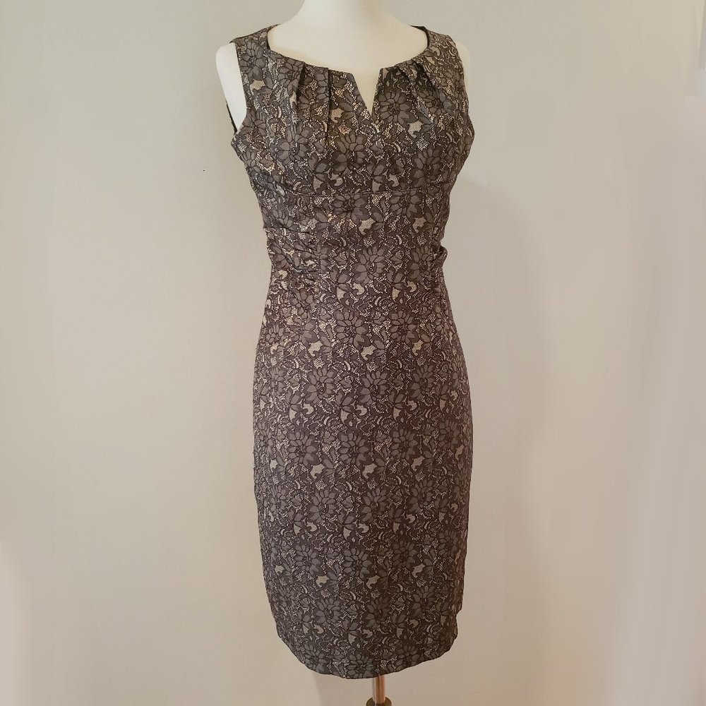 Adrianna Papell Lacey Sheath Dress